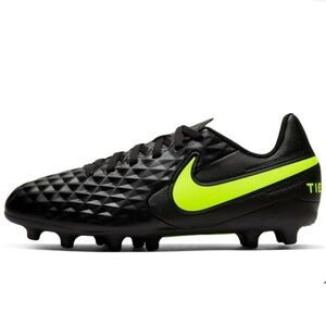 Nike Tiempo Legend 8 Club MG Black with Volt‎ Accents